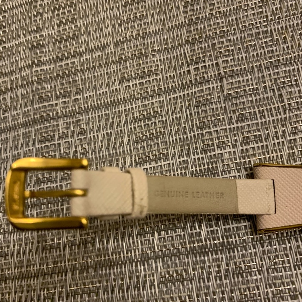 Kate Spade Bow Shaped Watch, Ivory, Saffiano Leather/Gold - Picture 6 of 9